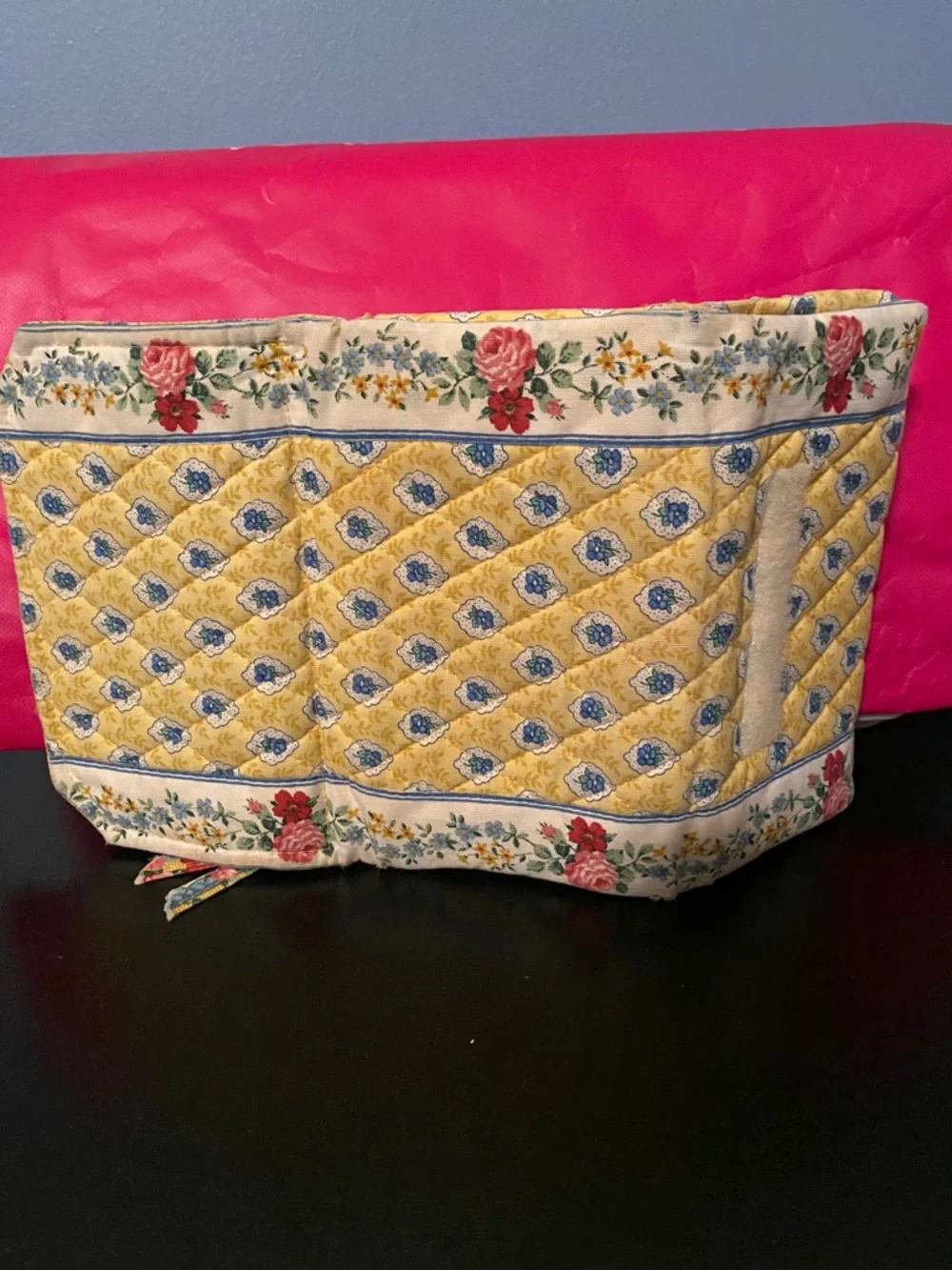 Vera Bradley Yellow Quilted Floral Tri-fold Wallet - Picture 5 of 8